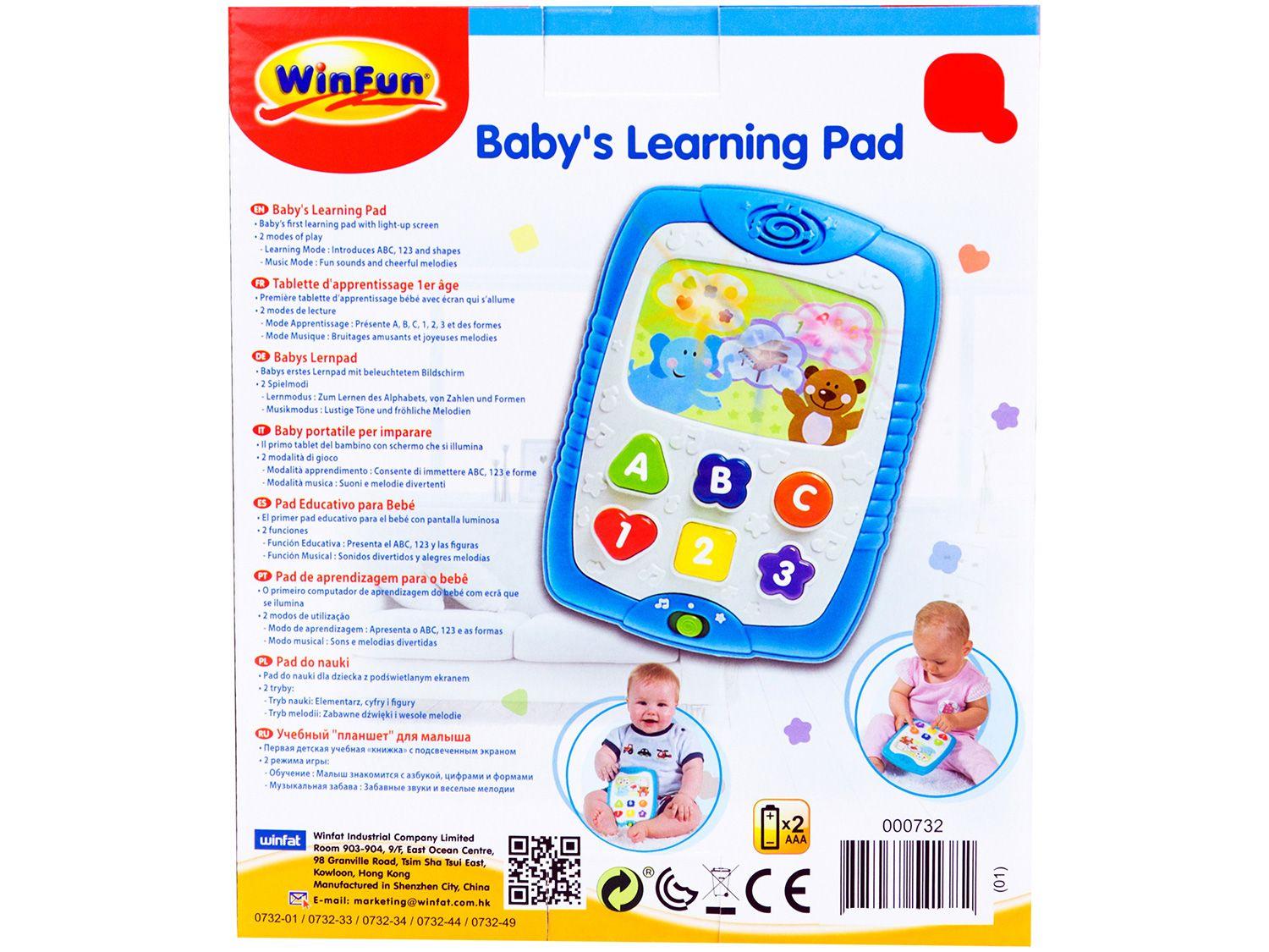 Tablet de Brinquedo Winfun Tablet Divertido