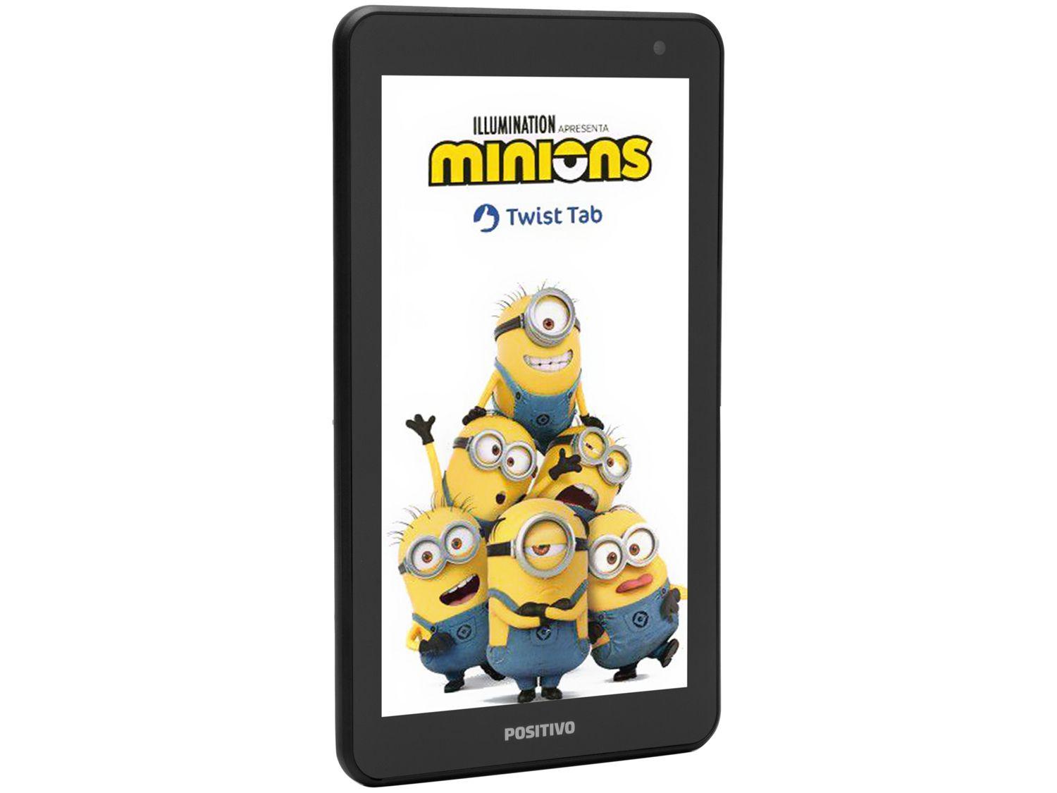 Tablet Infantil Positivo T770KM Minions com Capa - 32GB Preto