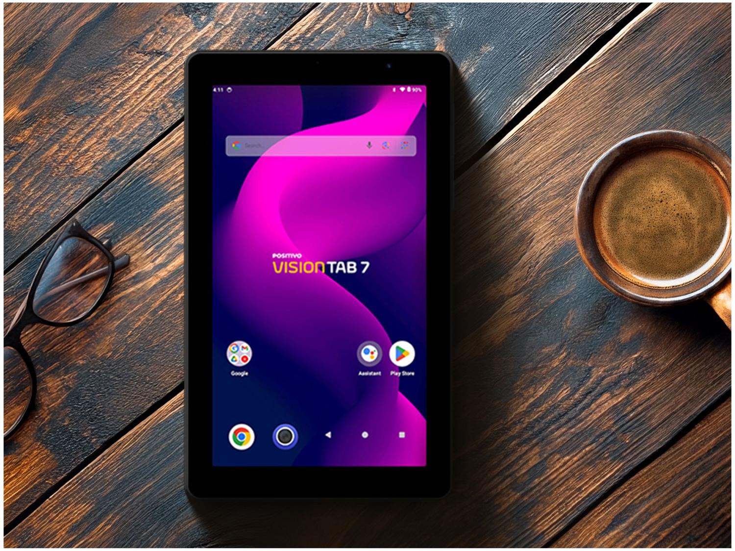 Tablet Positivo Vision Tab 7 3GB RAM 7" Android 14 GO Octa Core Wi-Fi