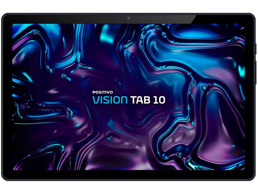 Tablet Positivo Vision Tab com Capa Teclado 10,1" 128GB 4GB RAM Android 13 Octa Core Wi-Fi 4G