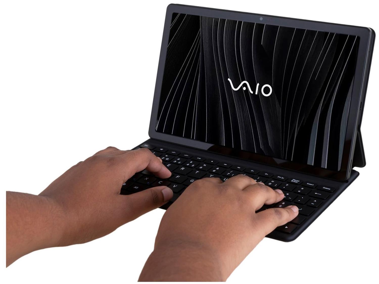 Tablet Vaio TL10 com Teclado de Conexão Inteligente 10,4" 128GB 8GB RAM Android 13 Octa-Core Wi-Fi 4G