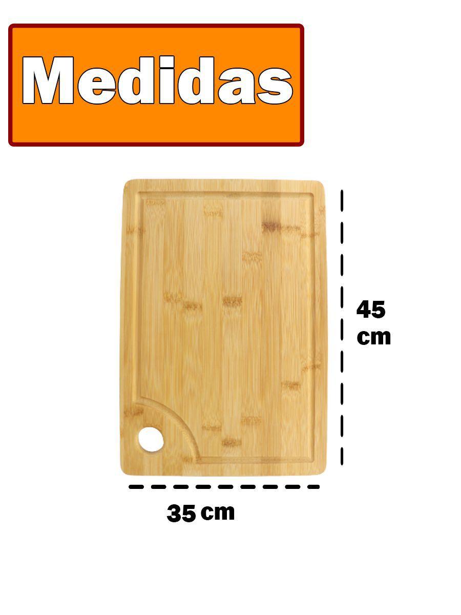 Tábua De Corte Carne Cozinha Bambu Ecológico Higiênica Tábua De ...