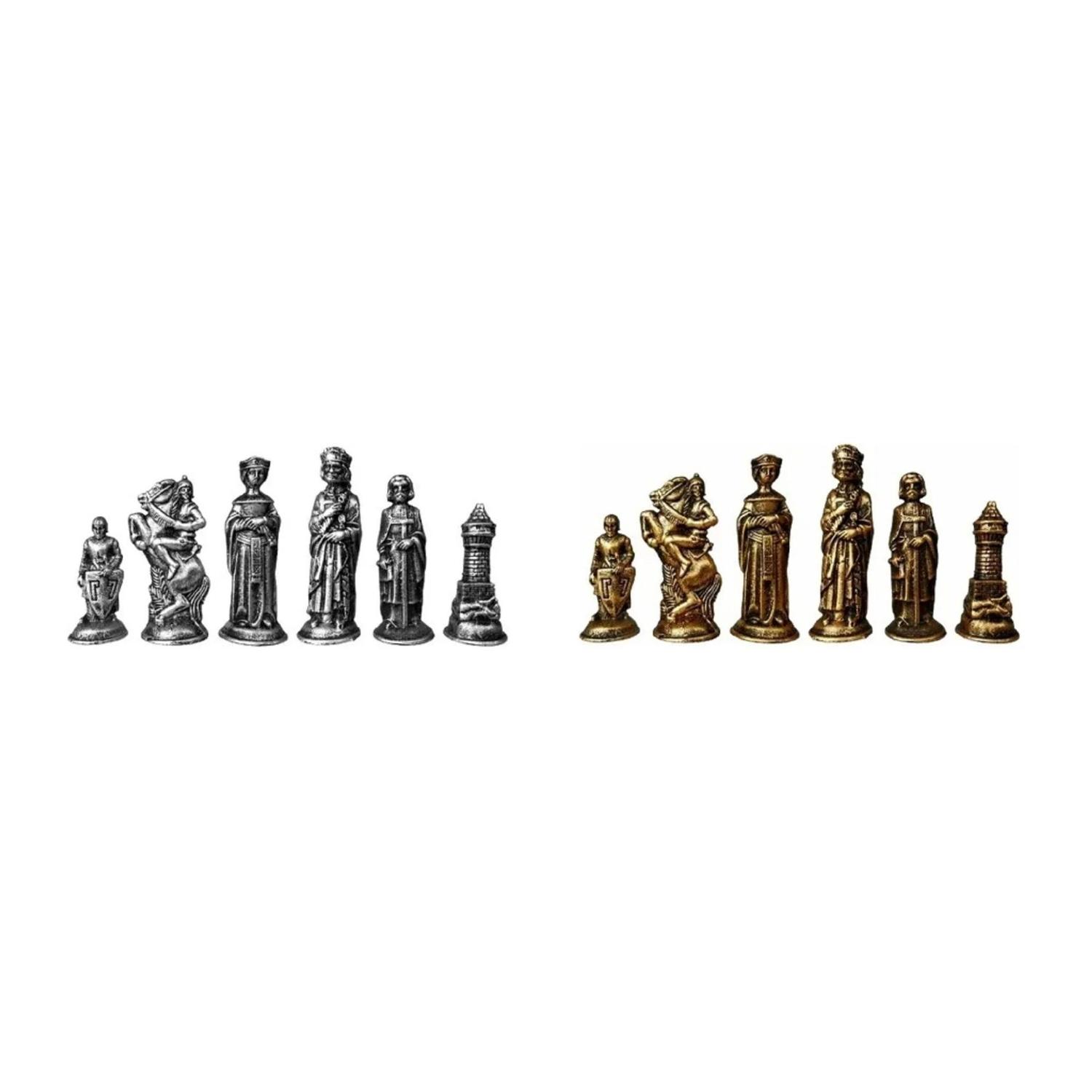 Tabuleiro de Xadrez Luxo completo medieval 32 peças - Street games  colecionáveis