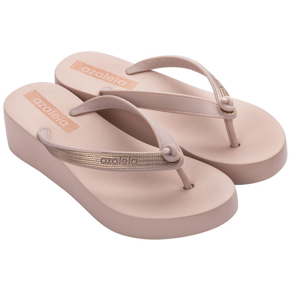 Chinelo Tamanco Azalia Anabela Plataforma Chinelo Azaleia Flor