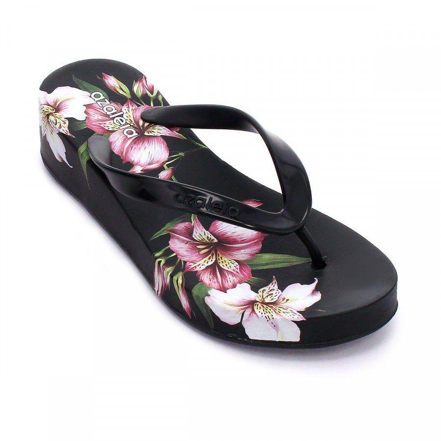 chinelo plataforma azaleia