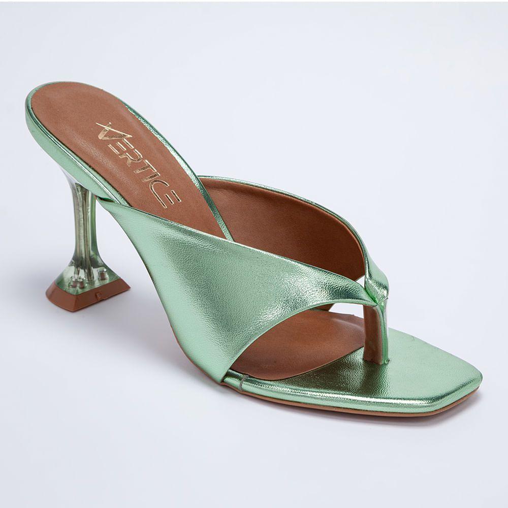 Tamanco de dedo com salto Clearance