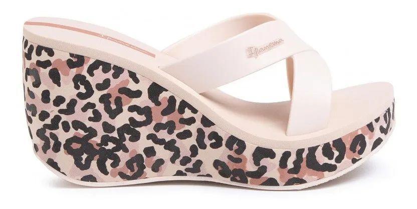 Tamanco Feminino Plataforma Onça Zaxy - Nude 82/856 - ZAXY - IPANEMA -  Tamanco Feminino - Magazine Luiza