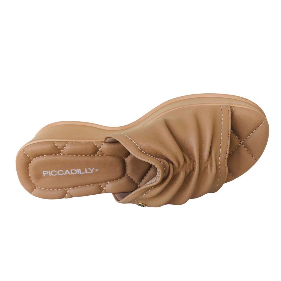 Tamanco Piccadilly Larissa Salto Anabela Médio Nude - Tamanco Feminino -  Magazine Luiza