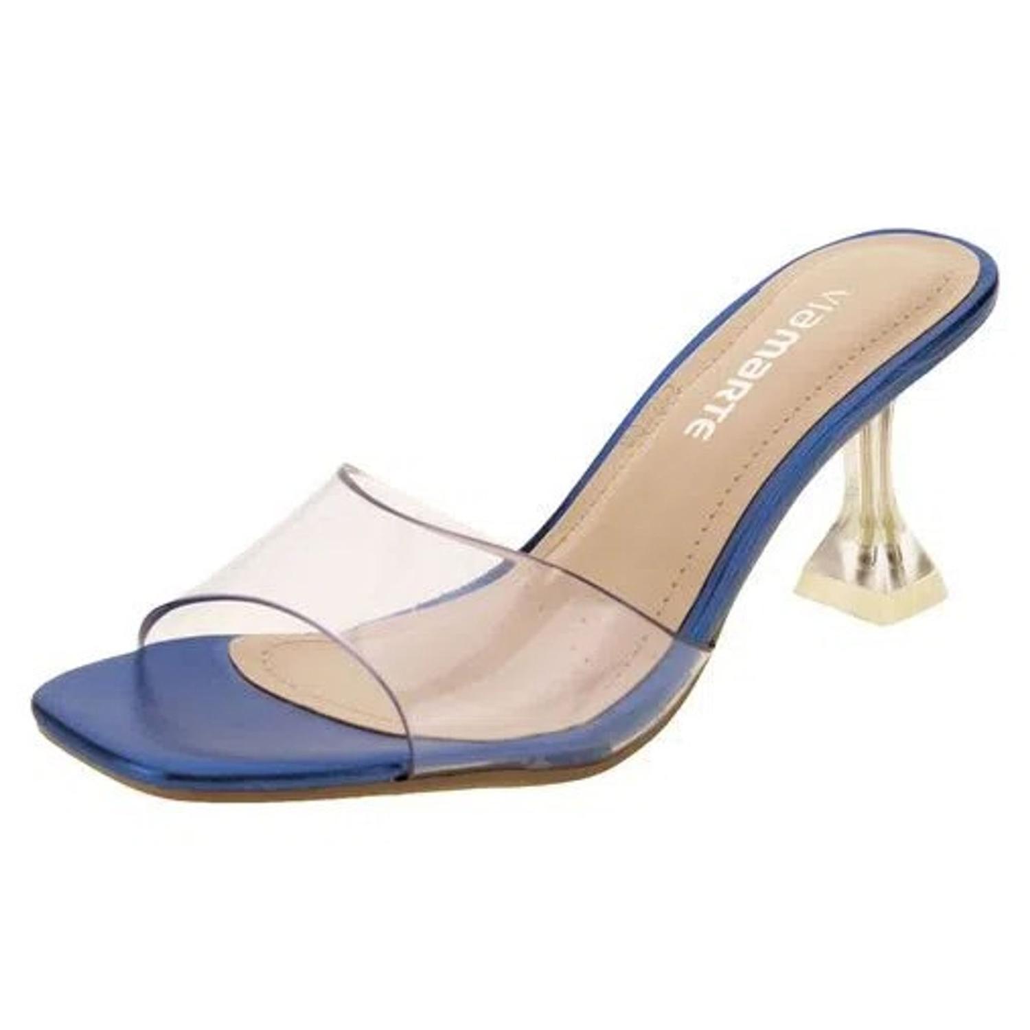 Tamanco Transparente Vinil Via Marte Salto Médio 20-16401 - Moda Feminina -  Magazine Luiza