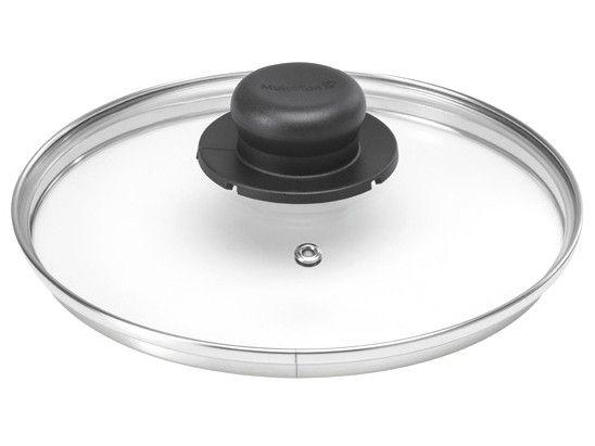 Tampa de Panela de Vidro e Inox Multiflon 18cm