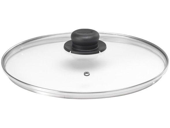 Tampa de Panela de Vidro e Inox Multiflon 24cm
