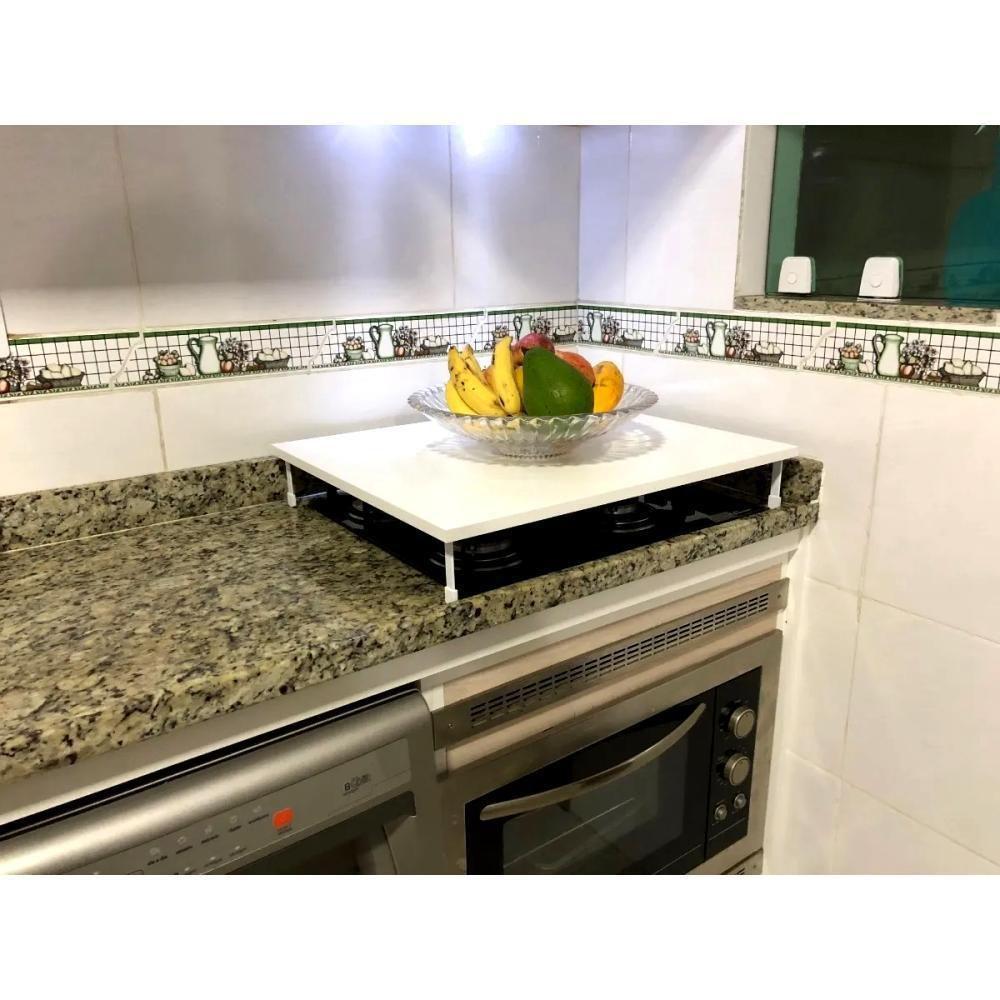 Tampa Para Cooktop 4 Bocas Fischer Consul Electrolux Branco Dicarlo