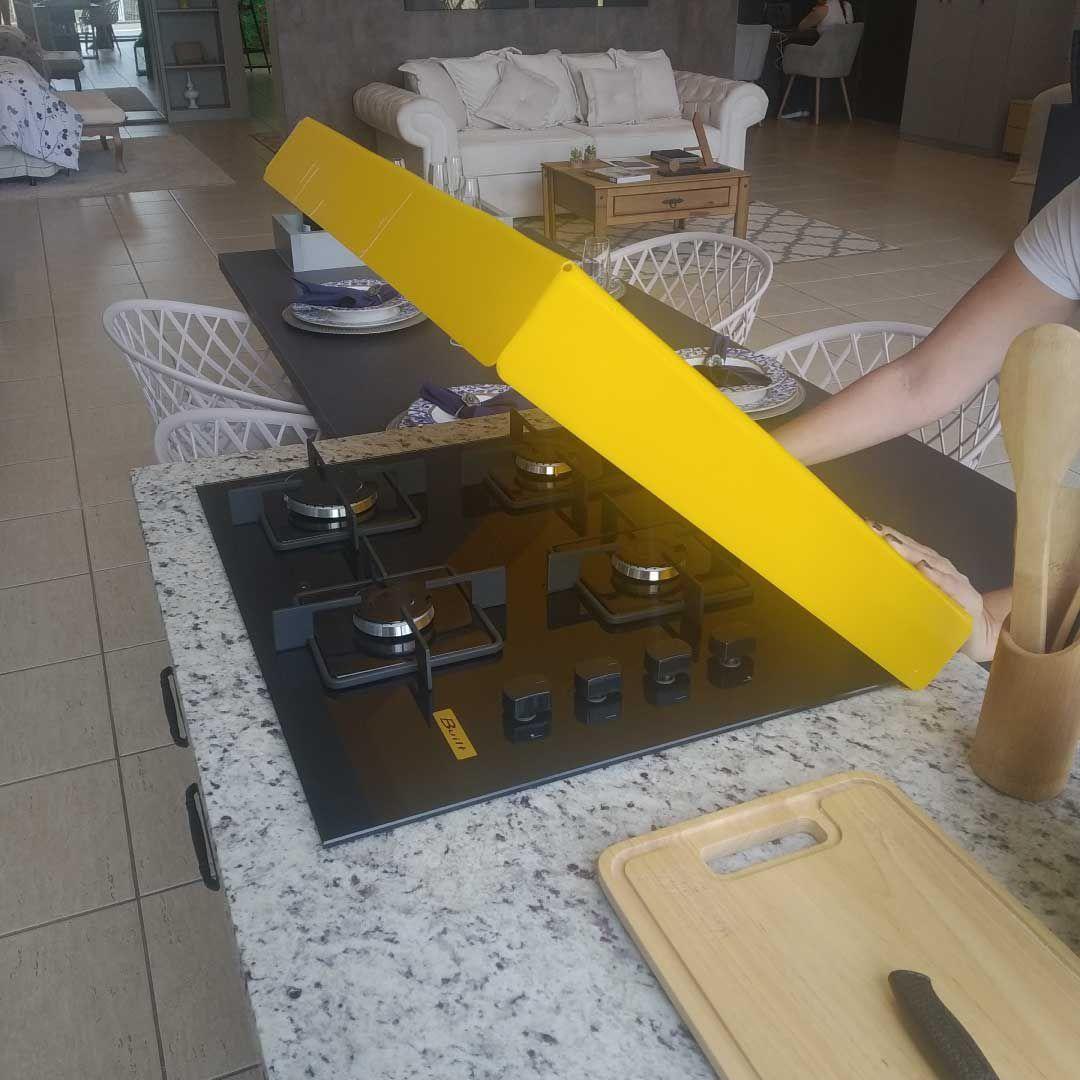 Tampa para Cooktop ELECTROLUX de 4 Bocas em Acrílico + Brinde