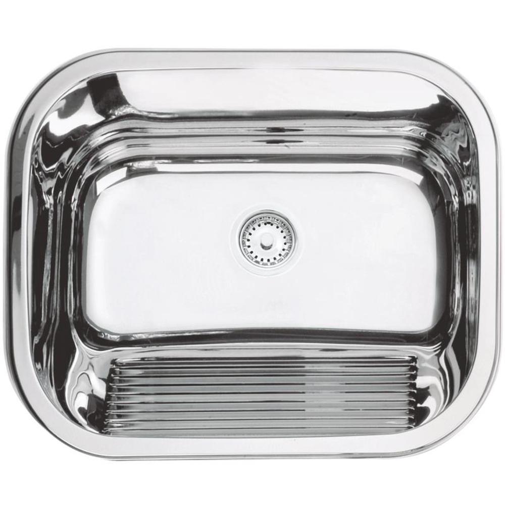 Tanque em aço inox polido 55 x 45 cm 30 Litros Tramontina Tanque de lavar roupa Magazine Tanque em aço inox polido 55 x 45 cm 30 Litros Tramontina Tanque de lavar roupa Magazine