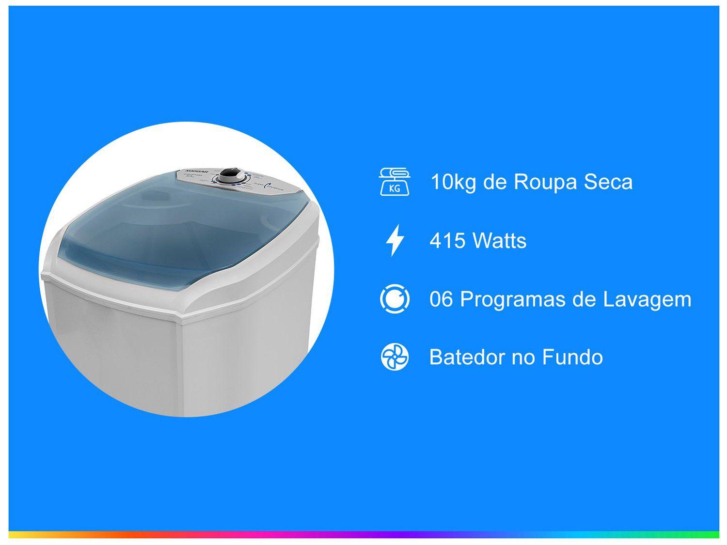 Tanquinho de Lavar Roupas Suggar 10kg Lavamax