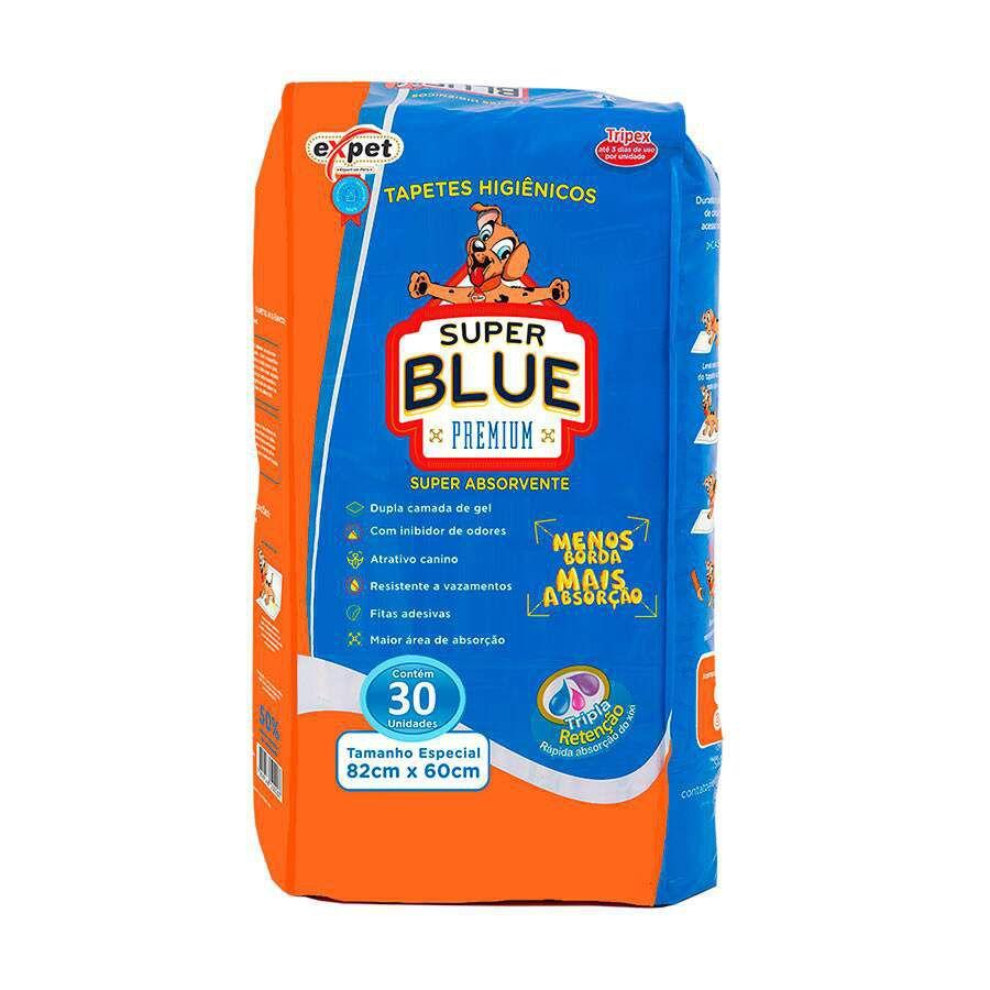 Tapete higiênico expet super blue premium para cães 30 unidades Clearance