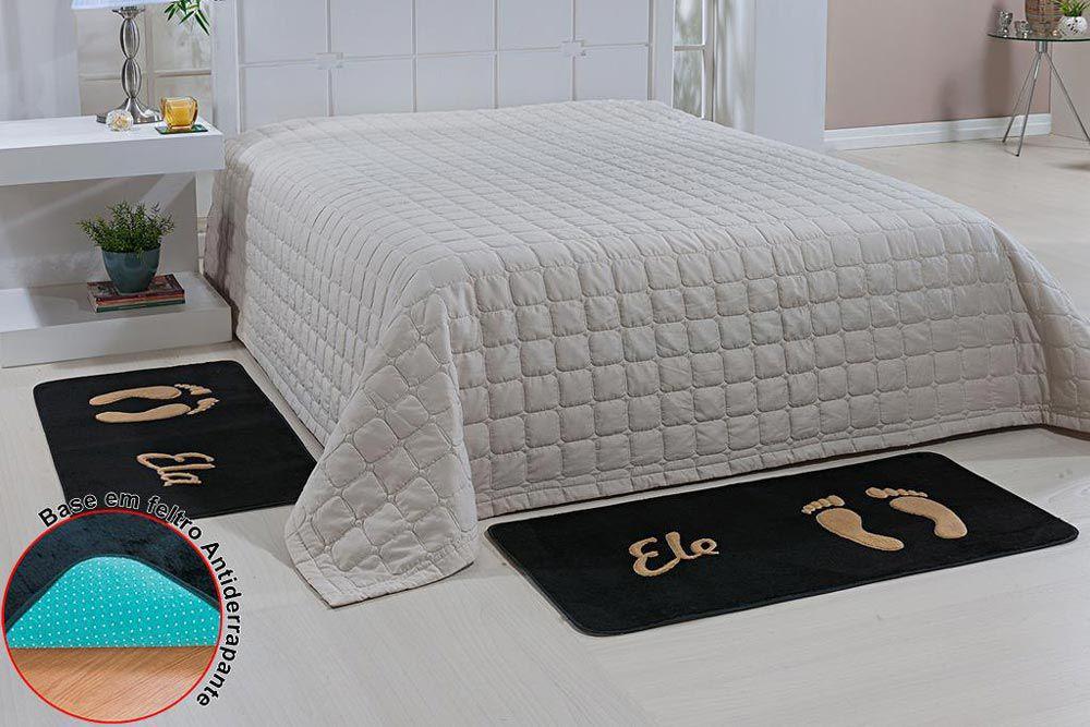 Tapete Pelucia Ela E Ele Preto Quarto Casal Antiderrapante Premium Macio Guga Tapetes Tapete Para Quarto Magazine Luiza