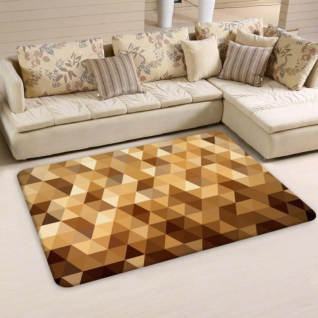 Tapete sala wevans multi triângulos rosa único Clearance