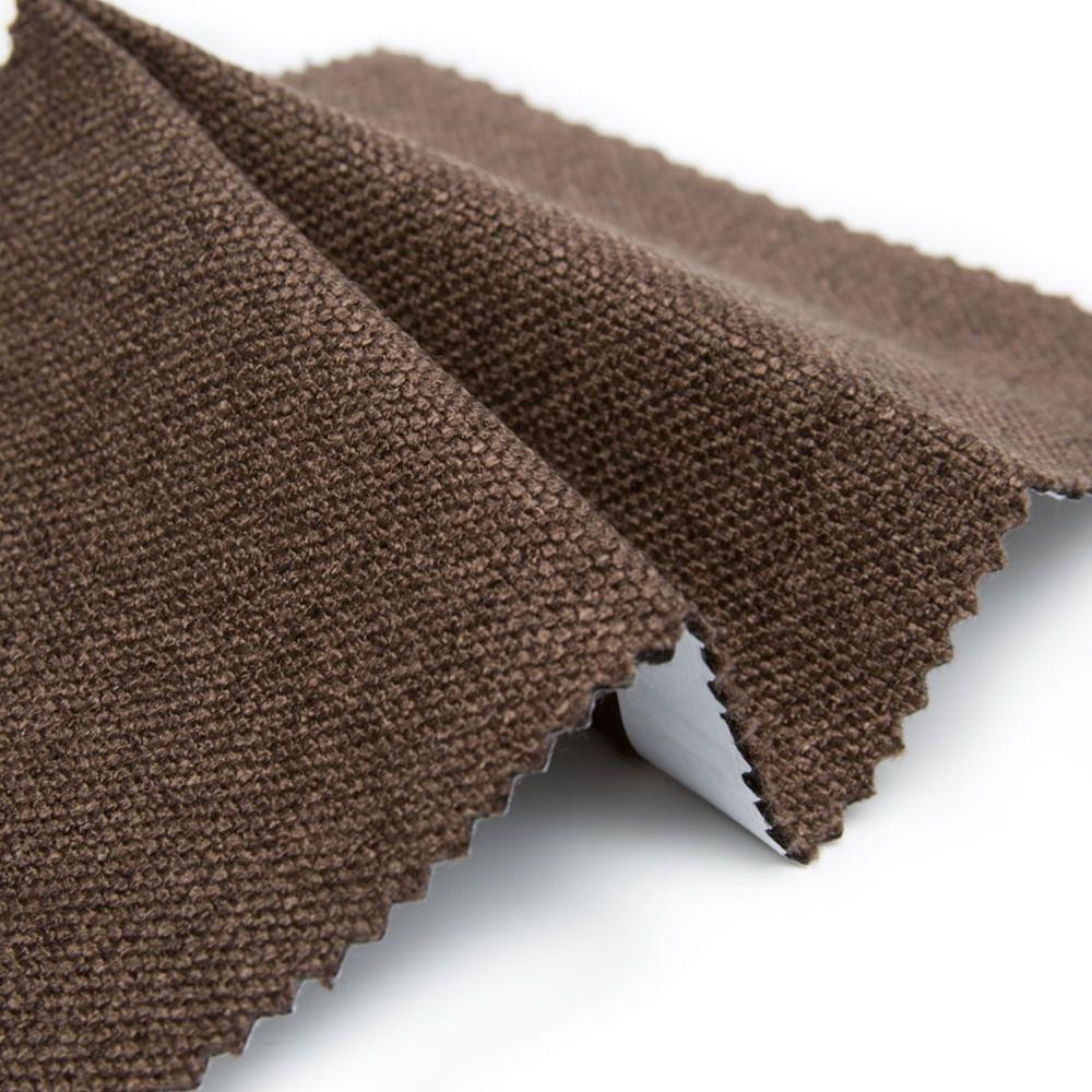 Tecido Para Sofá e Estofado Linho Safira 05 Marrom Largura 1,40m WilerK Tecidos