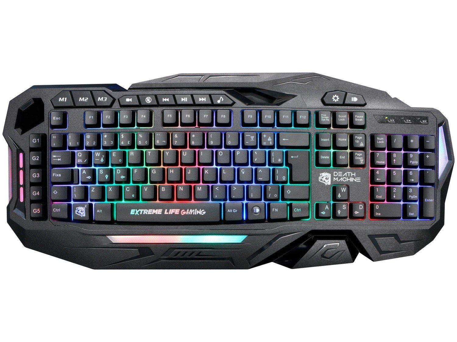 Teclado Gamer ELG Death Machine USB ABNT