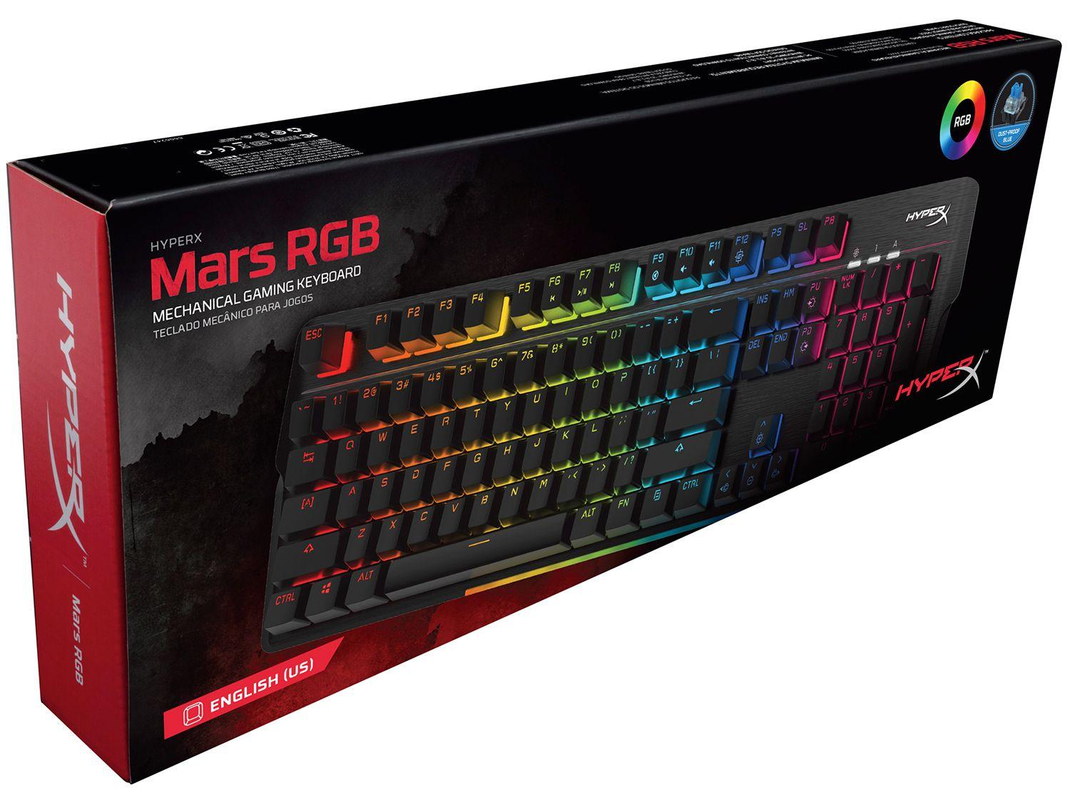 Teclado Gamer USB Mars RGB