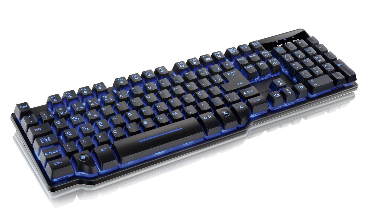 Teclado Gamer Warrior Razmig Sensibilidade Mecanica Led Tc196 Multilaser Teclado Gamer Magazine Luiza