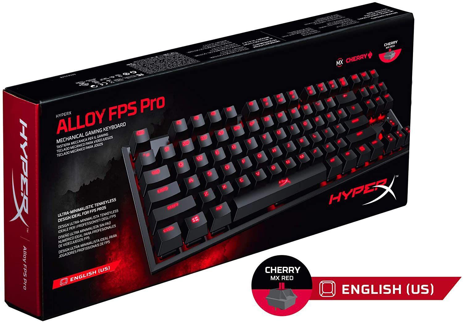 Amazon.co.jp: HyperX Alloy FPS Pro ゲーミングキーボード 赤軸