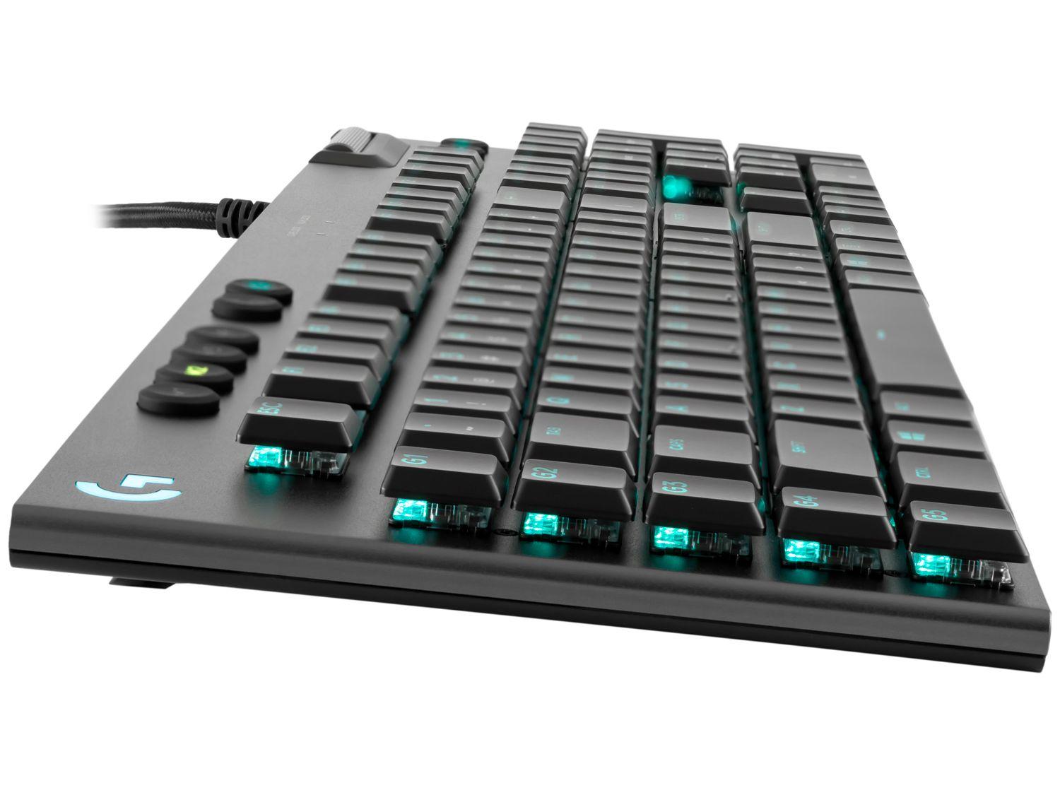 Teclado Mecânico Gamer Logitech ABNT2 Preto G815