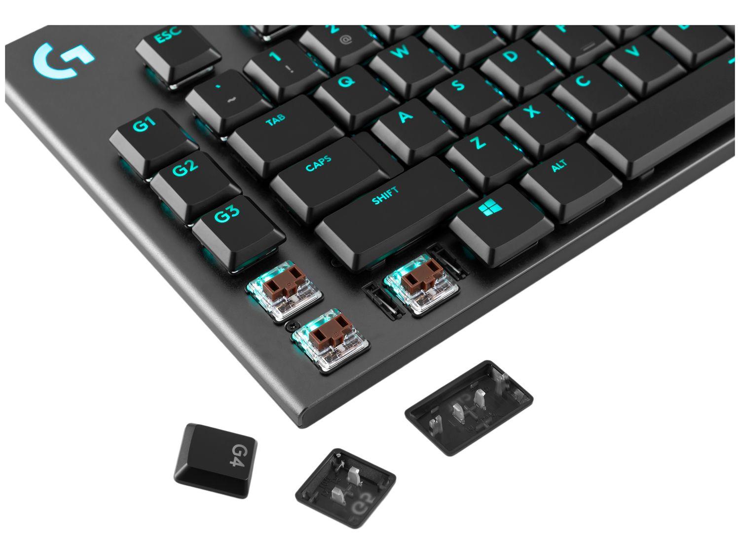 Teclado Mecânico Gamer Logitech ABNT2 Preto G815