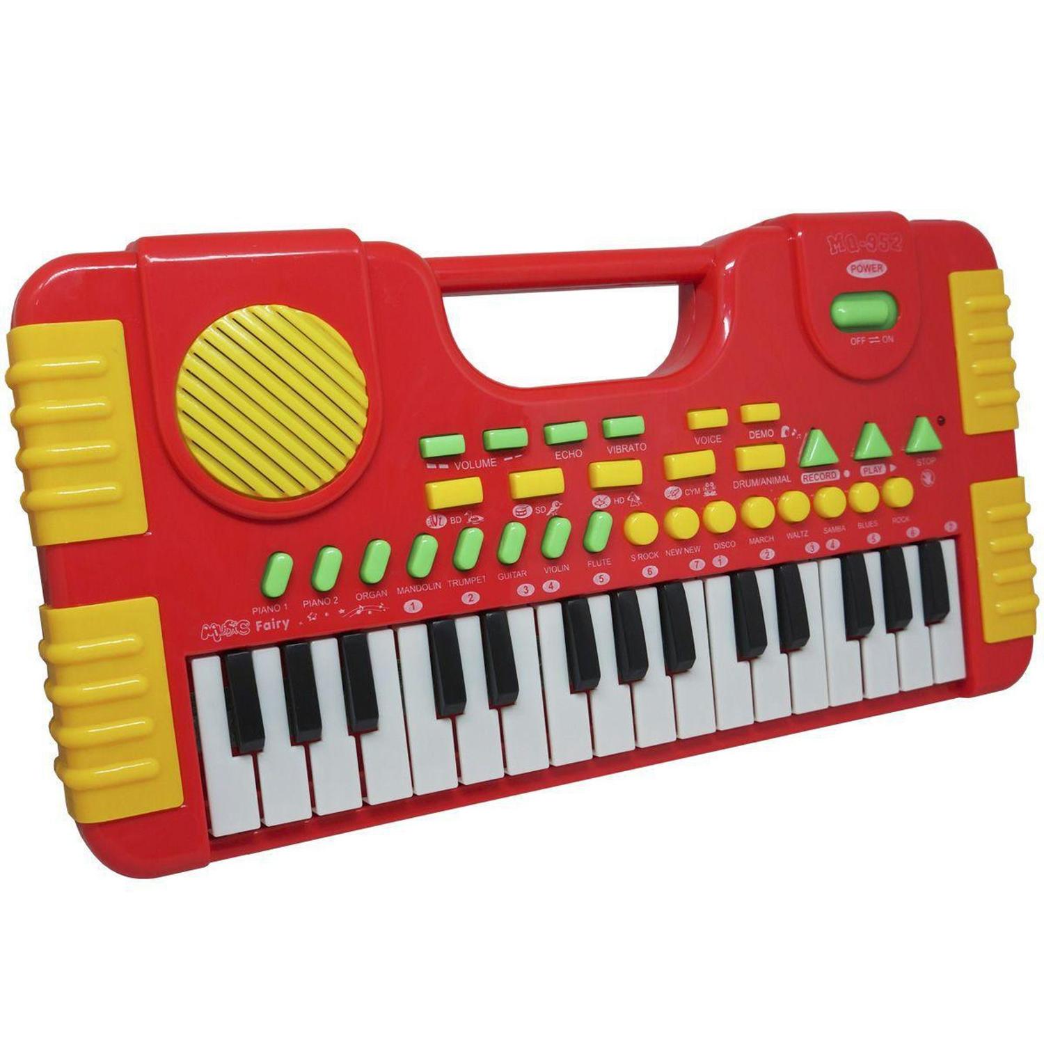 Piano infantil teclado musical bebe ia ia o bichos tecladinho bebe