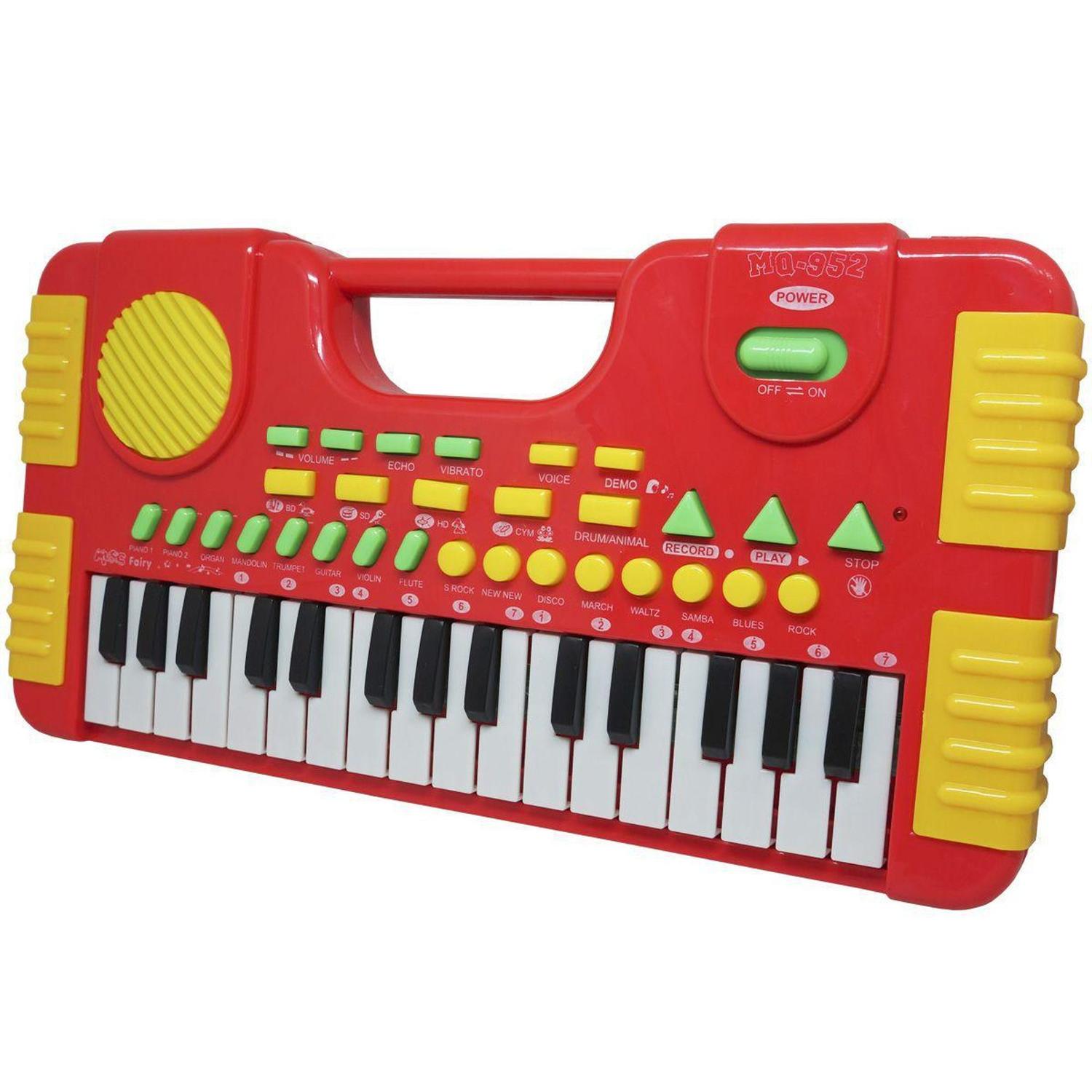 Piano infantil teclado musical bebe ia ia o bichos tecladinho bebe