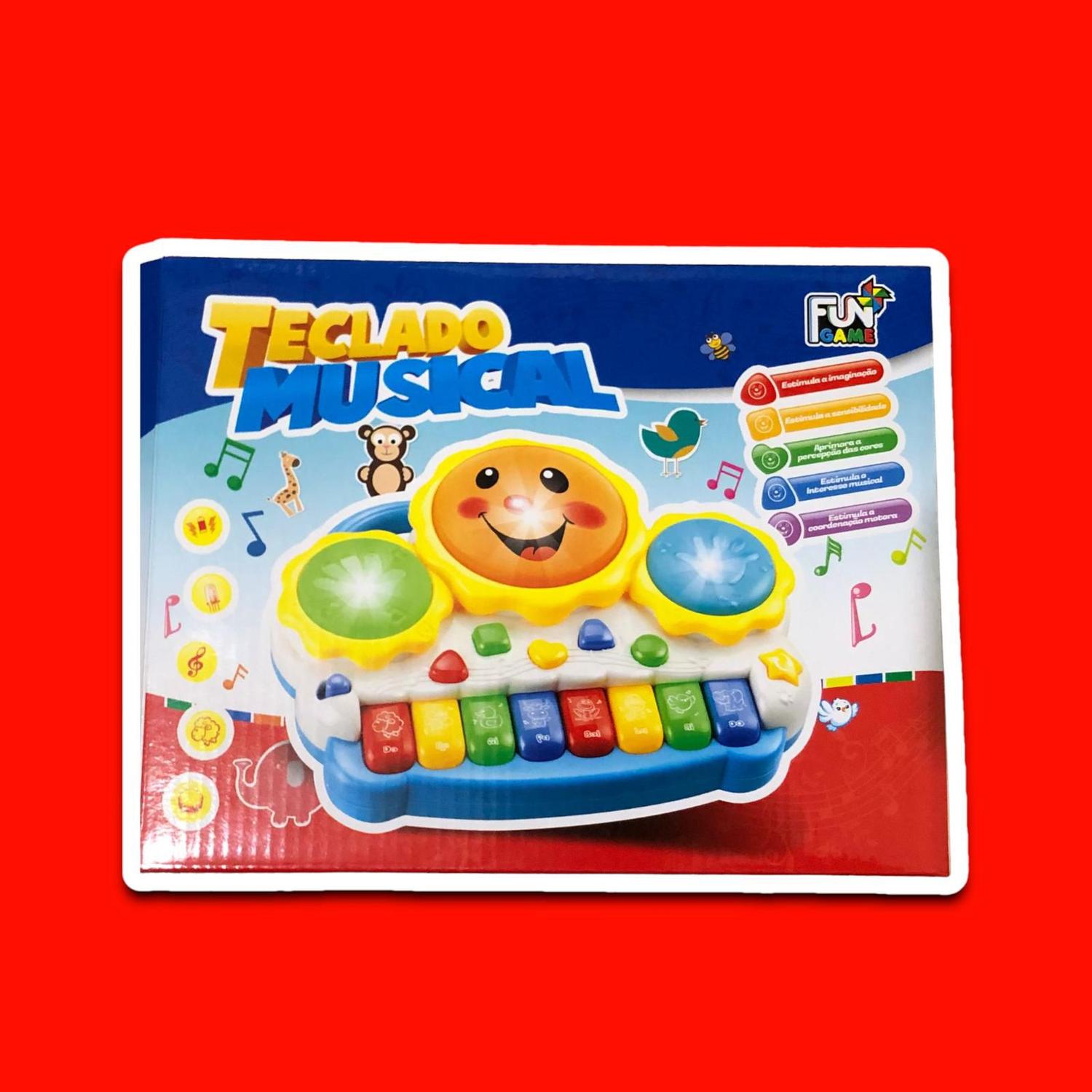 Teclado Piano Musical Bebê Brinquedo Infantil Divertido Drum, Brinquedo  para Bebês Nunca Usado 53895185