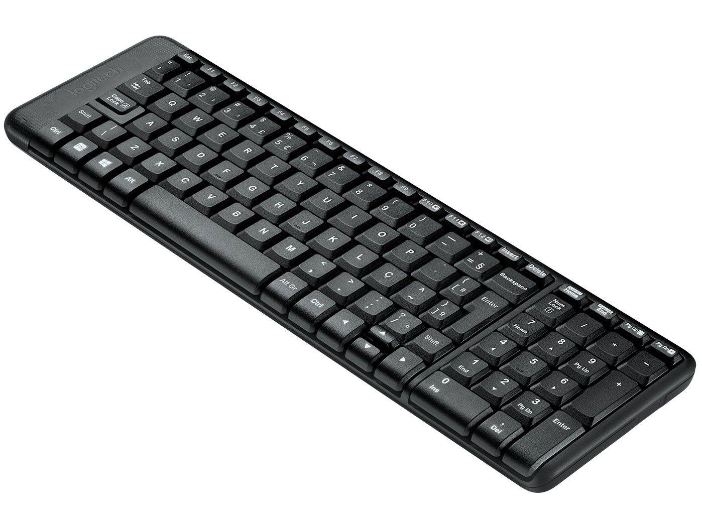 Teclado sem Fio Logitech ABNT2 Preto K230 - Teclado - Magazine Luiza