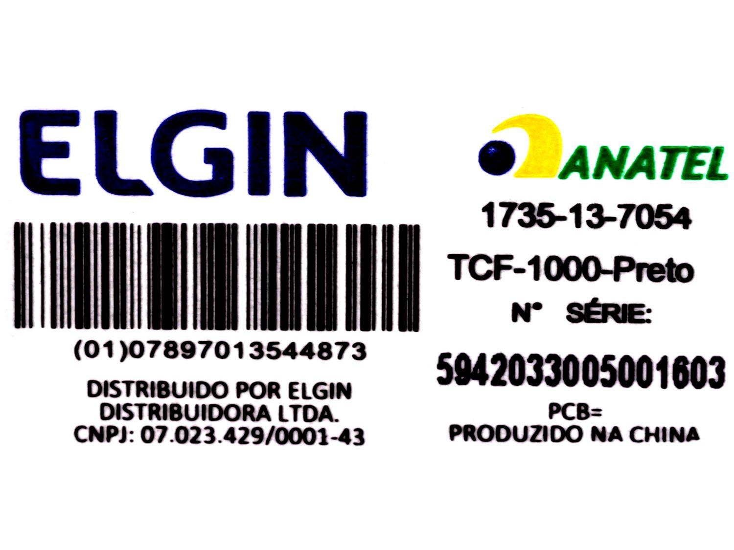 Telefone Com Fio Elgin TCF-1000