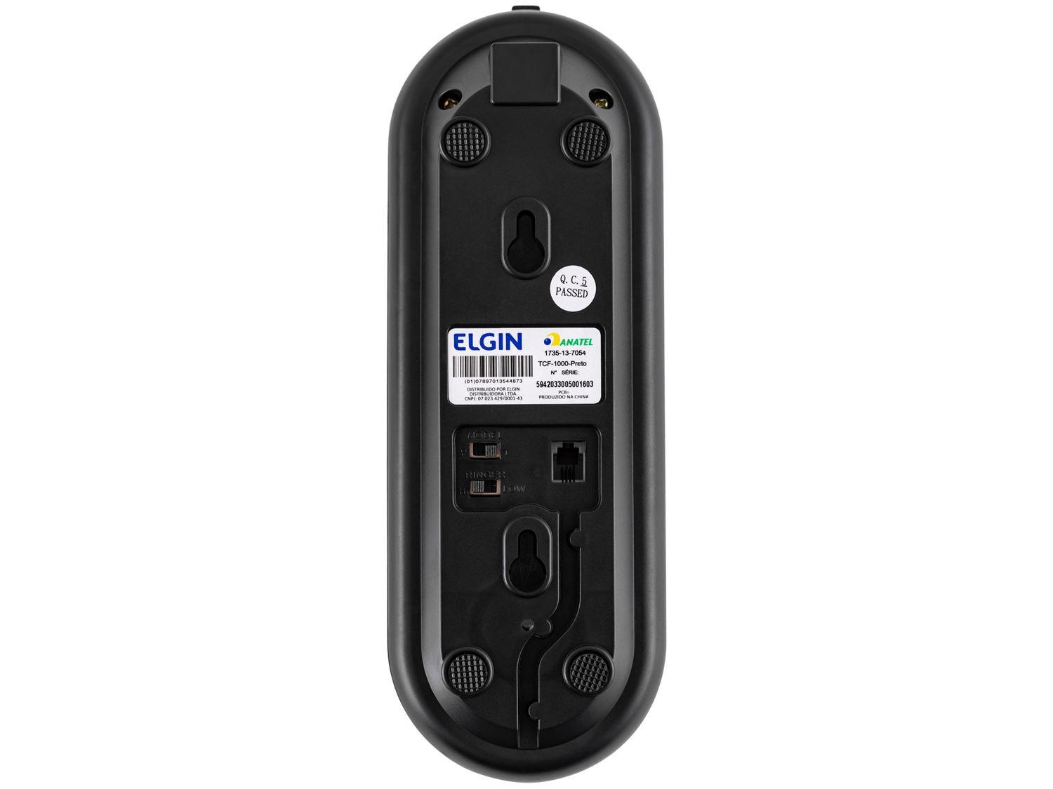 Telefone Com Fio Elgin TCF-1000
