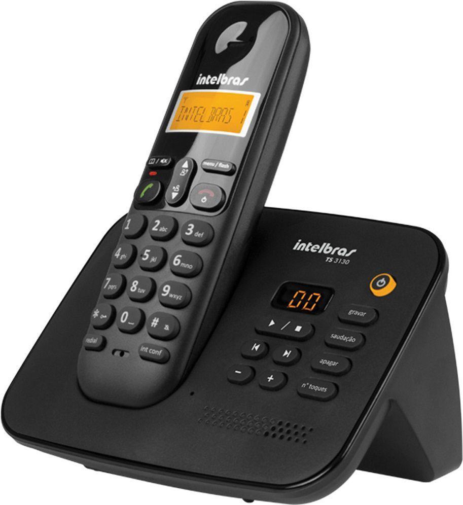 Telefone Fixo sem fio Secretaria eletronica Bina Intelbras - Aparelhos ...