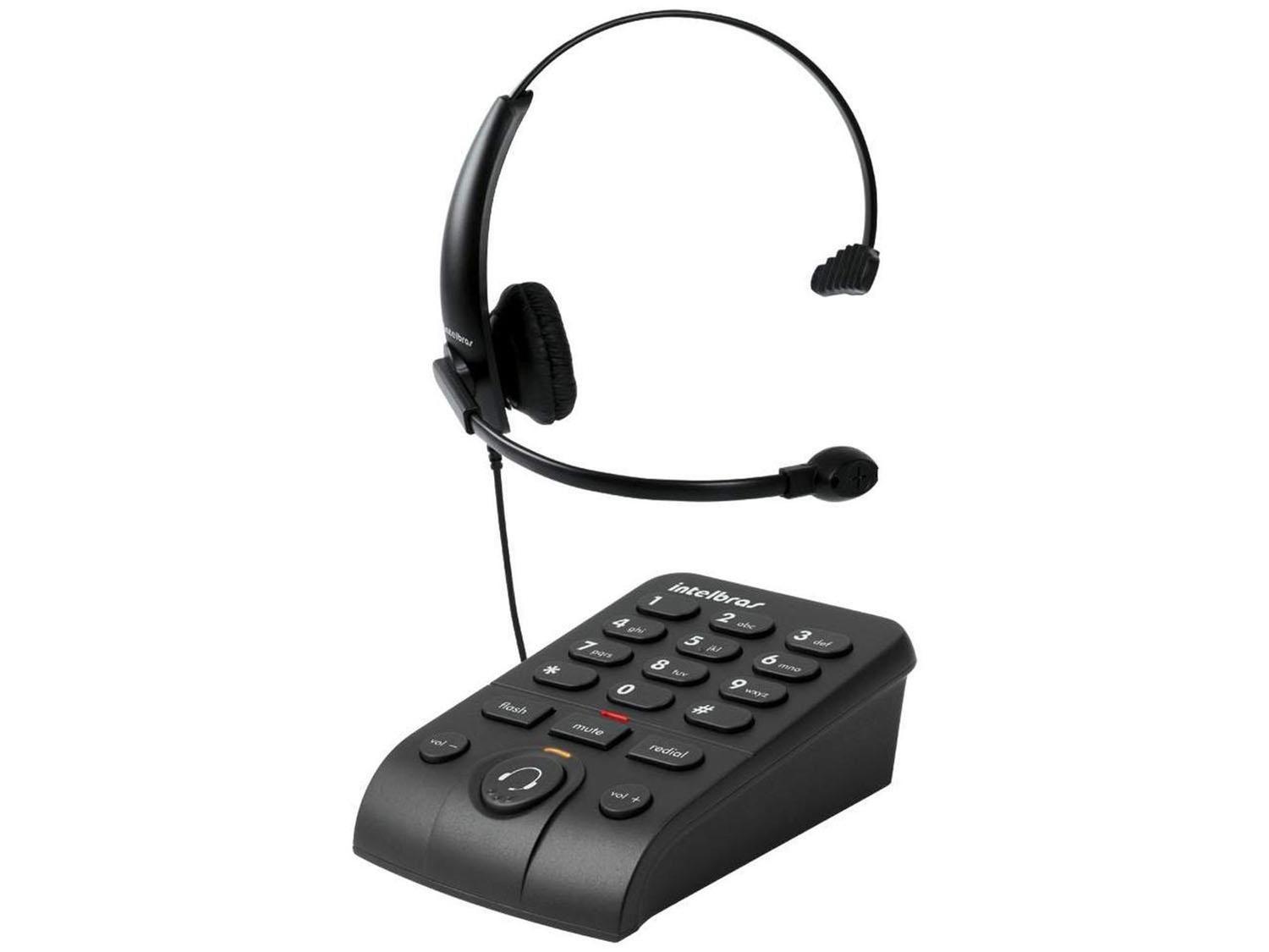 Telefone Headset Intelbras com Base Discadora - Cancelador de Ruídos -  Aparelhos de Telefone - Magazine Luiza