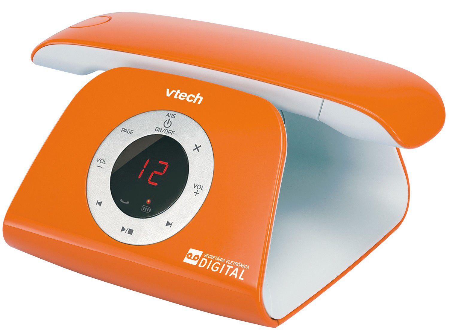 Telefone sem fio VTech Retro Phone O Identificador de Chamada Viva Voz ...