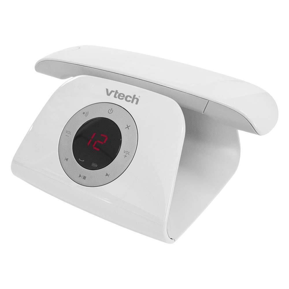 Telefone Vtech Retrô Phone Sem Fio Id. Cham Viva-voz Branco - Kit de ...
