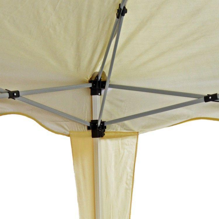 Tenda Gazebo Mormaii Dobravel Aluminio 3M X 3M Bege