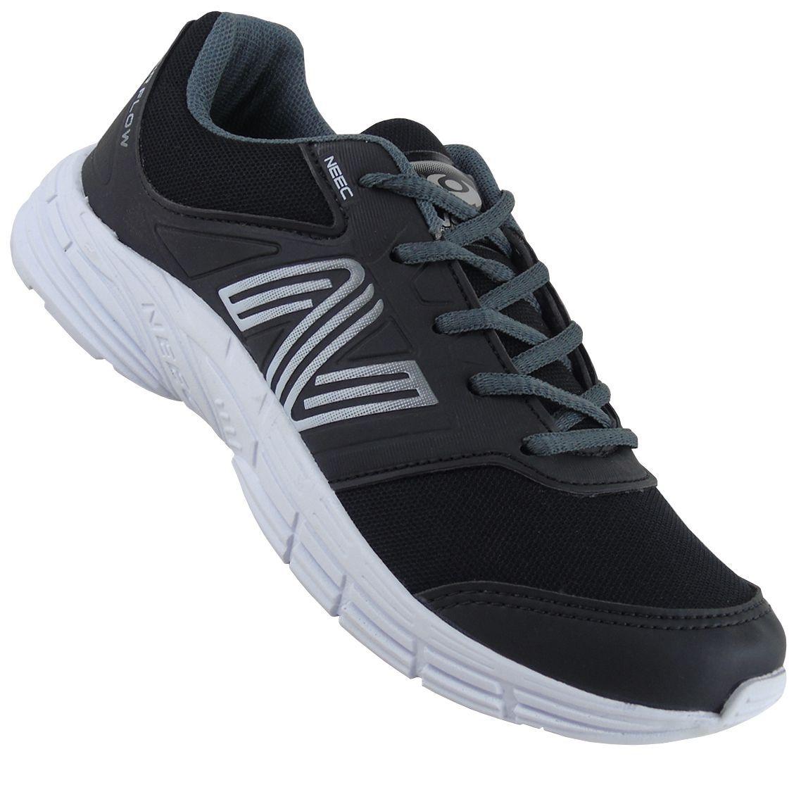 tenis preto feminino para corrida