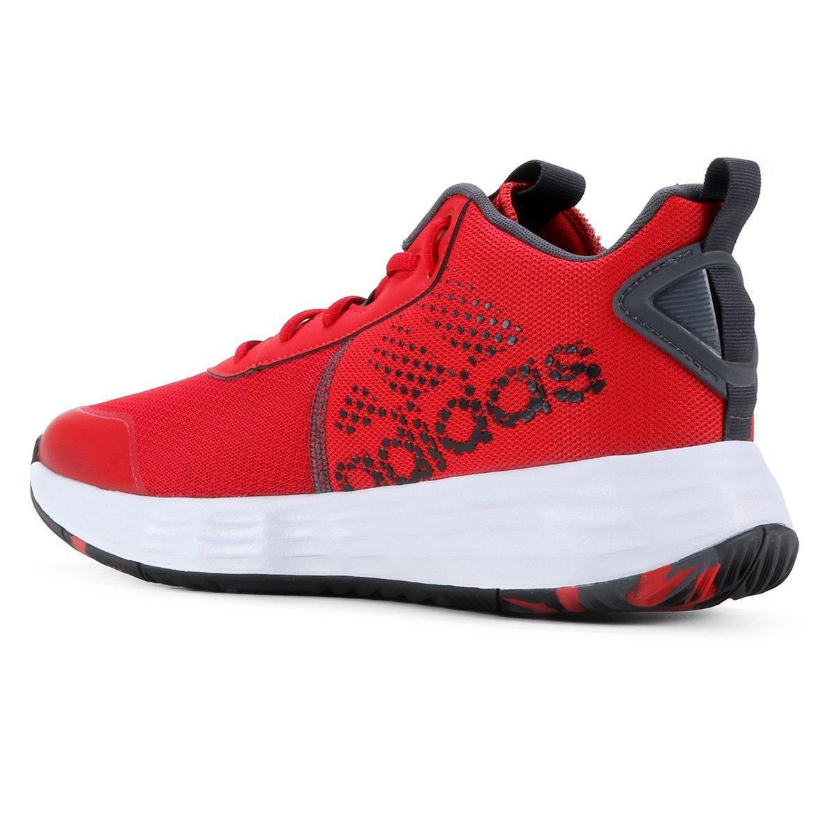 adidas own the game preto e vermelho