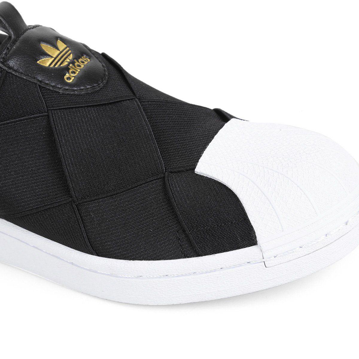 Tenis adidas slip retailer on preto feminino