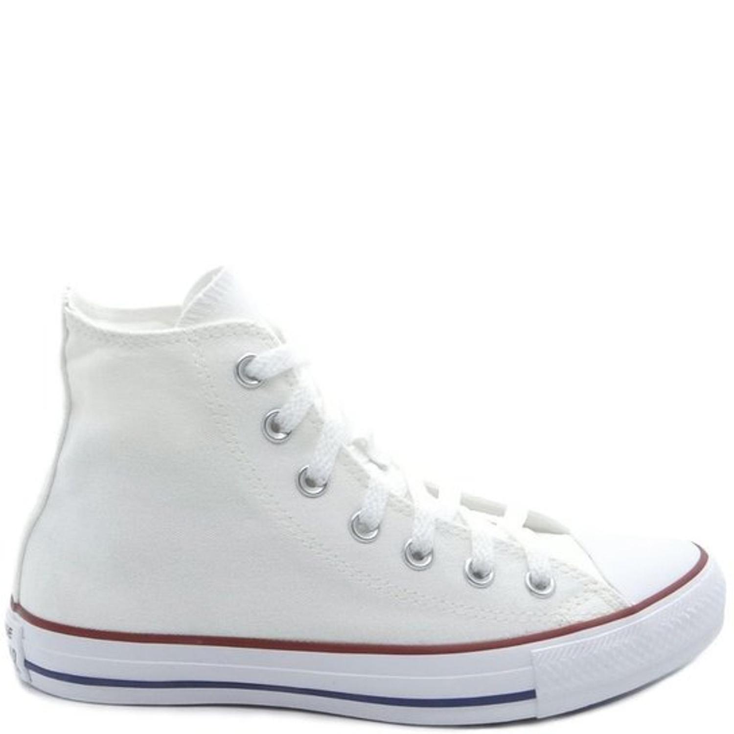 tenis all star branco cano alto