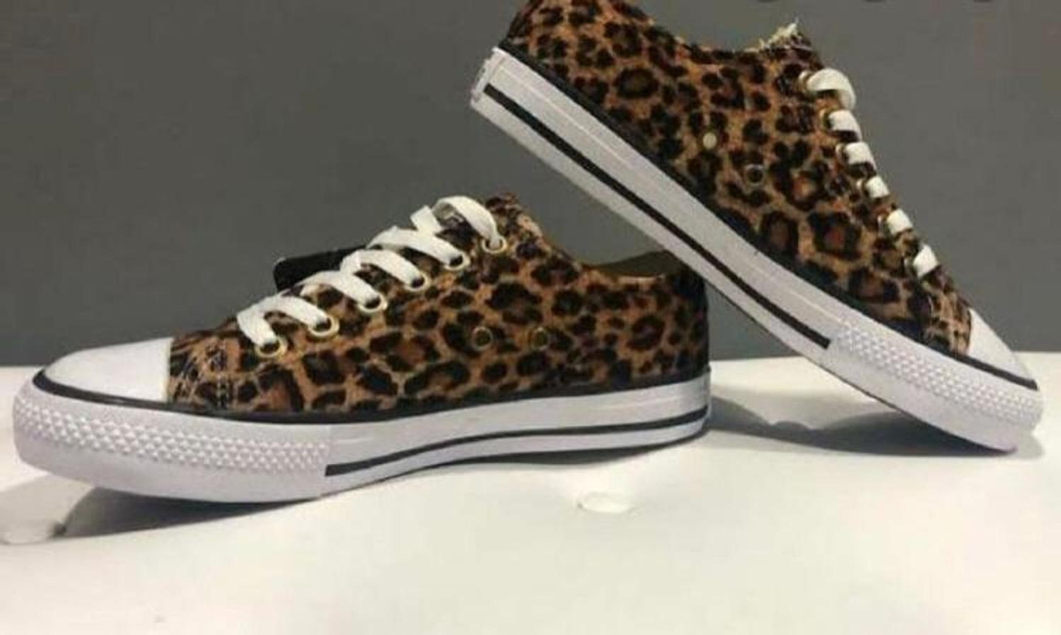 tenis all star de oncinha