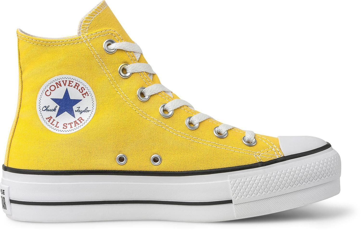 Tênis All Star Plataforma Cano Alto Amarelo 35 - Converse - Outros Moda e Acessórios - Magazine Luiza