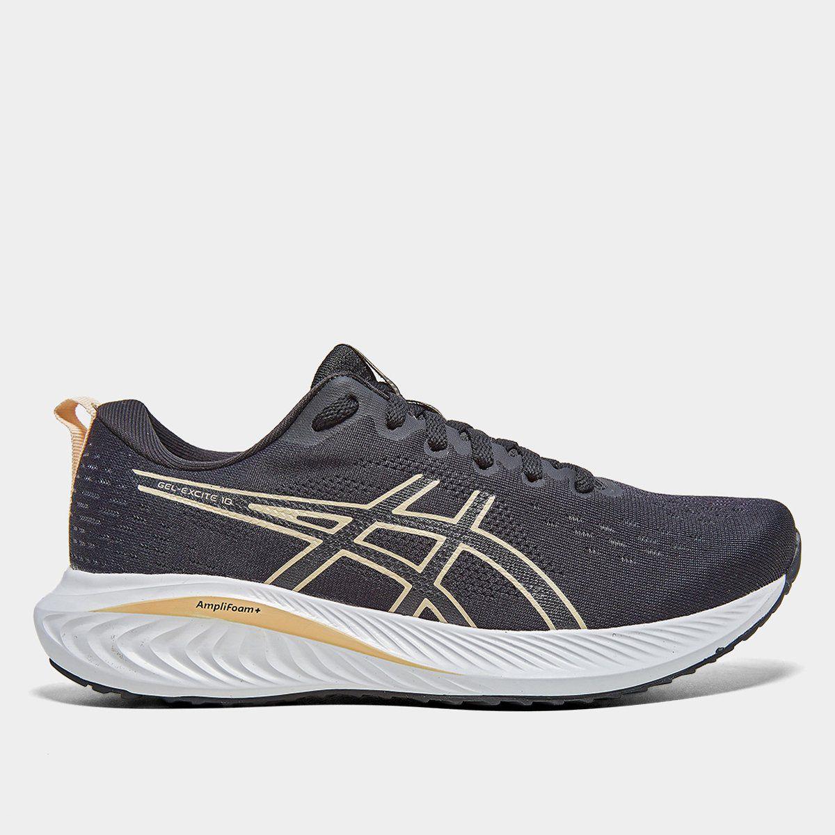 Netshoes Tenis Asics Gel-excite Feminino Preto E Cinza Tênis Asics