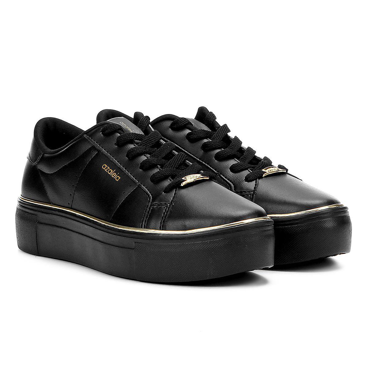 tenis preto azaleia