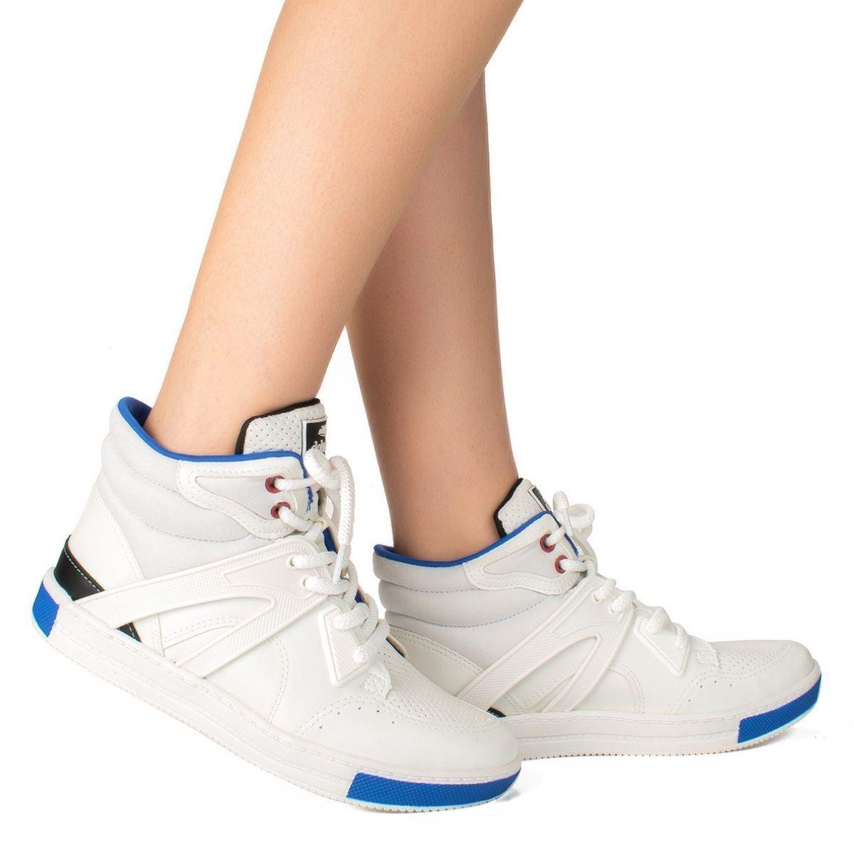 tenis para basquete cano alto