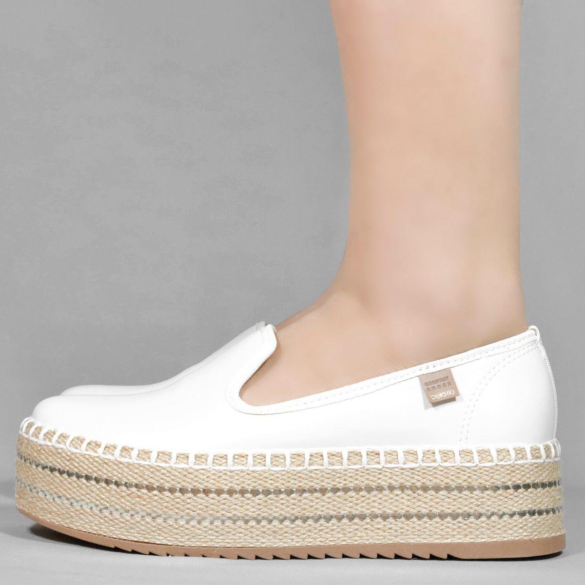 Slip On Flatform Tenis Tênis Slip Slip On Santa Lolla Sola Alta